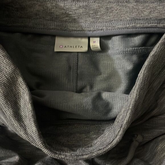 Athleta Space Dye Knit Techie Terry Skirt Blue M - Picture 6 of 6